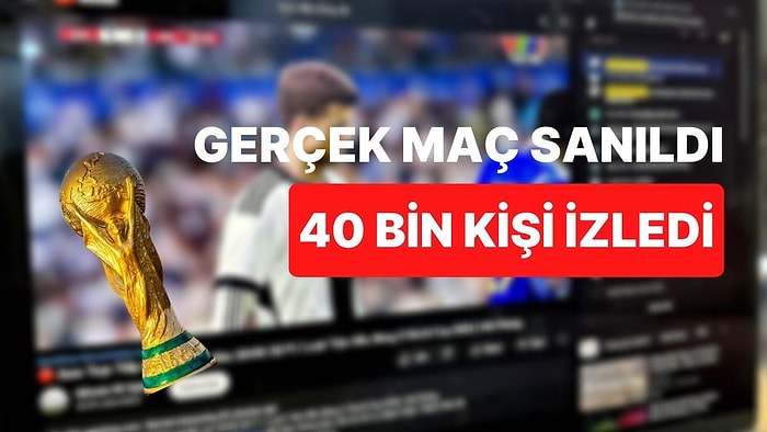 Gerçek Sanıp İzlediler: 40 Bin Kişi Dünya Kupası Maçı Yerine Futbol Oyununu Seyretti