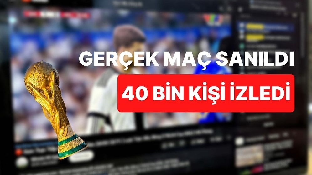 Gerçek Sanıp İzlediler: 40 Bin Kişi Dünya Kupası Maçı Yerine Futbol Oyununu Seyretti