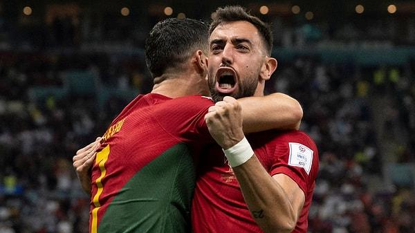 Portekiz, Dünya Kupası H Grubu'ndaki ikinci maçında Uruguay'ı 2-0 mağlup ederek son 16 turuna yükselmeyi garantiledi.