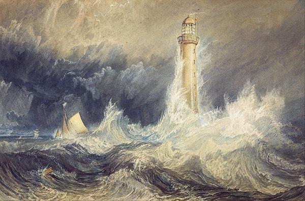 19. Bell Rock Deniz Feneri - J.M.W. Turner (1819)