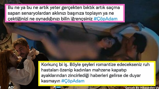 İlk Bölümüyle Ekranlara Gelen Çöp Adam Dizisindeki Küvet Sahnesi Gündeme Bomba Gibi Düştü!