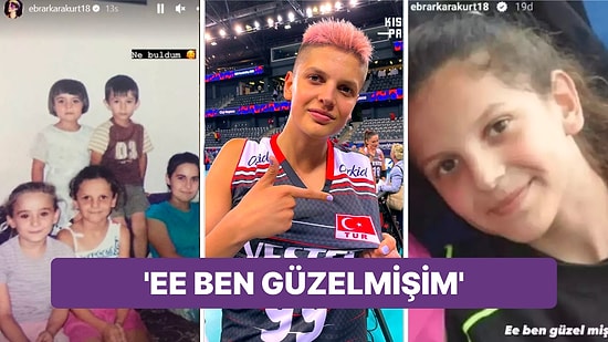 İtalya'da Fırtınalar Estiren Milli Voleybolcumuz Ebrar Karakurt Çocukluk Fotoğraflarını Paylaştı