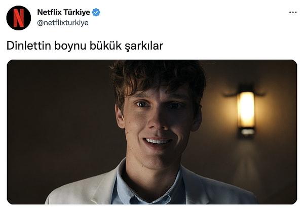 Bu durum bizler gibi Netflix Türkiye'nin de dikkatinden kaçmamış olacak ki bizim içeriğimizden iki saat sonra şöyle bir tweet attı... 🥲