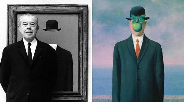 Belçikalı René François Ghislain Magritte, gerçeküstücülük akımının en önemli temsilcilerinden biri.
