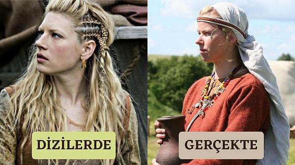 2. Vikinglerin kıyafetleri aslında ekranlarda görmeye alıştığımız gibi koyu ve soluk tonlarda değil gayet canlı ve süslüydü!