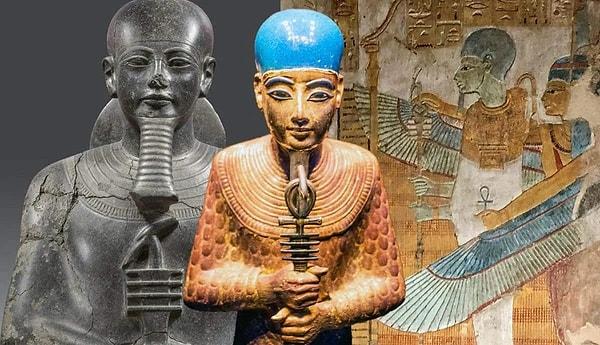 9. Yaratıcı Tanrı Ptah'ın heykeli