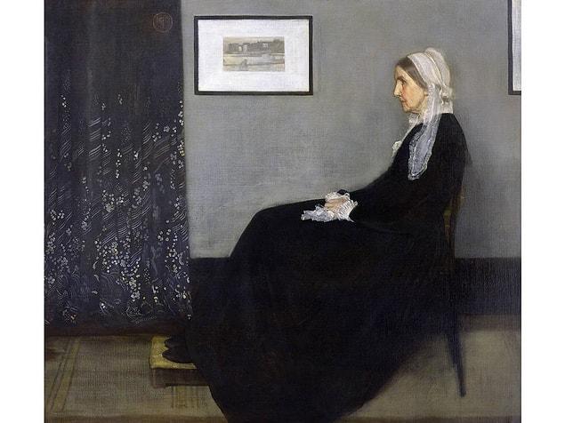 15. James Abbott McNeill Whistler - La mère de Whistler