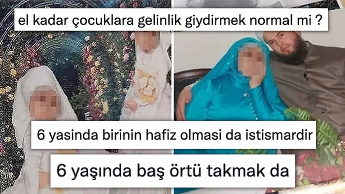 "Çocukları Rızası Olmadan Hafız Yapmanın ve Gelinlik Giydirmenin İstismar Olup Olmadığı" Tartışması Gündemde!