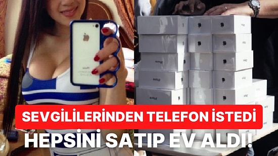 20 Farklı Erkek Arkadaşından Aynı Anda Telefon İsteyip Hepsini Satarak Kendisine Ev Alan Enteresan Kadın