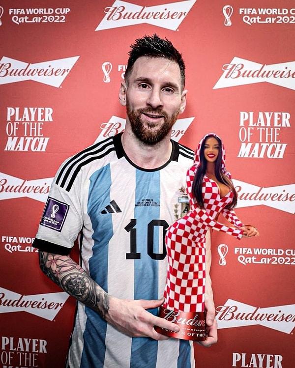 8. Messi yine büyüklüğünü göstermiş.