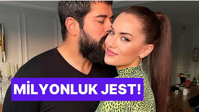 Burak Özçivit'in Eşi Fahriye Evcen'e Aldığı Servet Değerindeki Hediye Gündem Oldu!