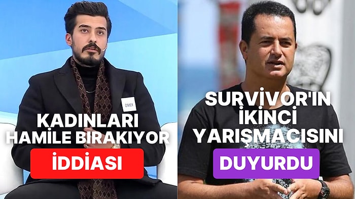 Sevgilisini ve Çocuğunu Yatakta Çekenden Yeni Survivor Yarışmacısına Televizyon Dünyasında Bugün Yaşananlar