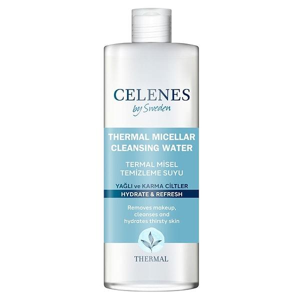 3. Celenes Thermal Misel Temizleme Suyu Yağlı ve Karma Ciltler