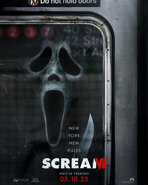 14. Scream 6 filminden ilk afiş yayımlandı. Film, 10 Mart 2023'de izleyiciyle buluşacak.
