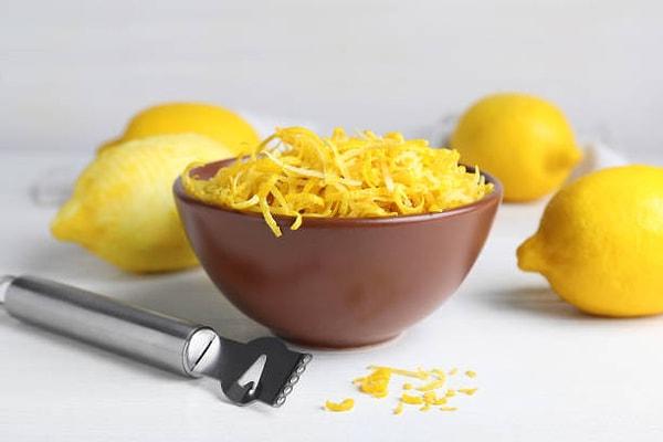 Limon kabuğunun besin değerleri nelerdir?
