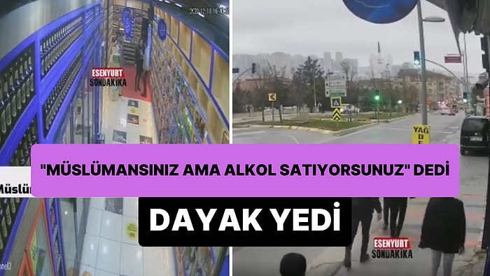 Tekele Girip 'Müslümansınız Ama Alkol Satıyorsunuz' Diyen Adamı Dövdüler