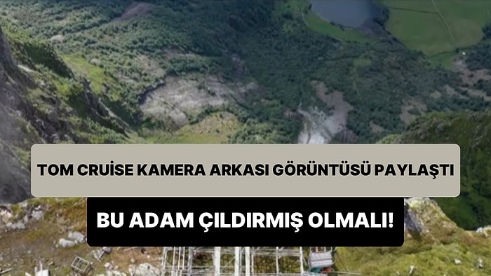 Dünyanın En Çılgın İnsanı Olabilir: Tom Cruise, 'Görevimiz Tehlike 7'nin Kamera Arkası Görüntülerini Paylaştı