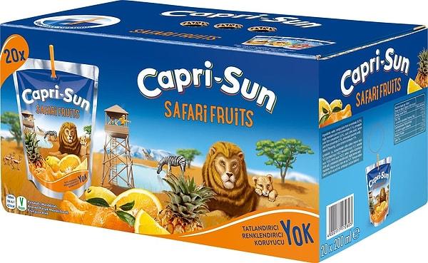 16. Caprisun Safari (Portakallı, Ananaslı, Mandalinalı)