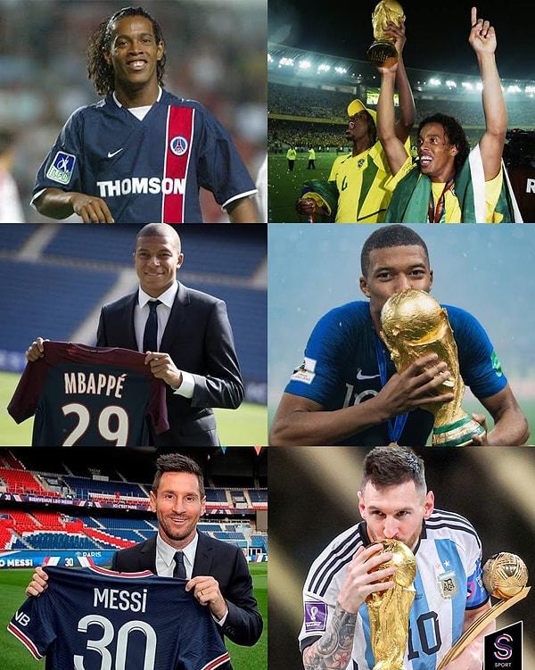 Bu ayrıntıya göre Paris Saint Germain tarihindeki önemli yıldızlar, kulübe katıldıktan 1 yıl sonra Dünya Kupası kazanıyor.