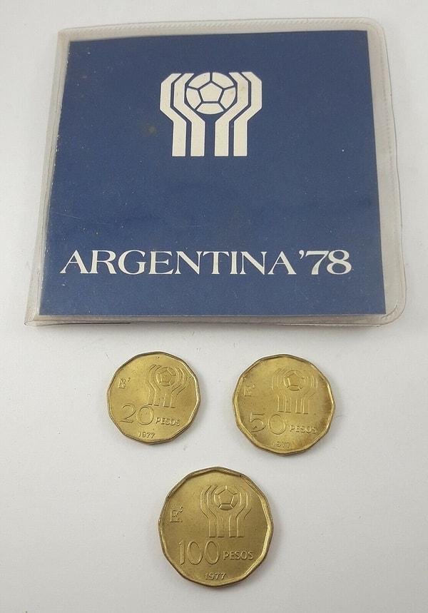 Arjantin, 1978'de ilk Dünya Kupası'nı kazandığında da özel bir para basılmıştı.