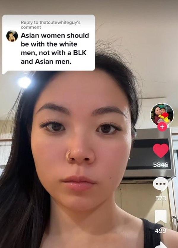 9. "Asyalı kadınlar sadece beyaz erkeklerle birlikte olmalı, siyahi veya Asyalı erkeklerle değil."