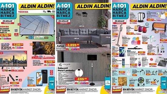 29 Aralık 2022 A101 Aldın Aldın Kataloğu