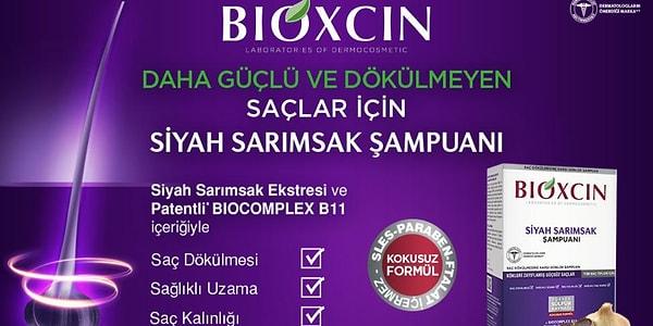 3. Bioxcin Siyah Sarımsaklı Şampuan
