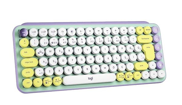 8. Daha renkli bir ortam için böyle bir klavye de olur.