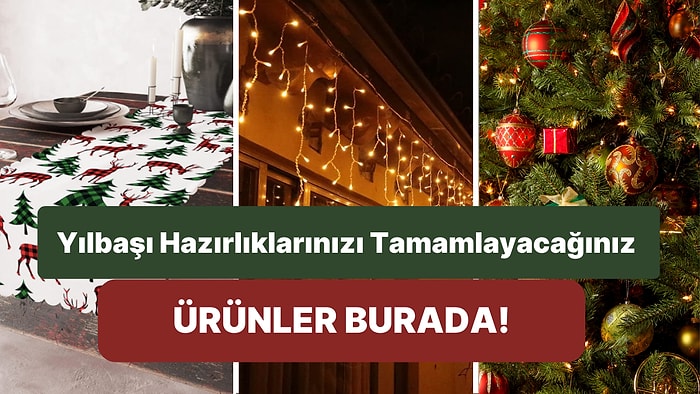 Yılbaşı Ruhunu Evinizde Yaşatabileceğiniz Dekor Ürünleri