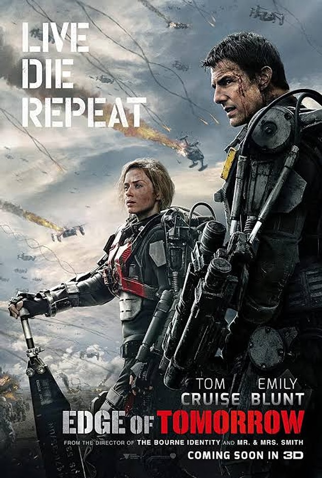 3. Edge of Tomorrow (2014) – IMDb: 7.9