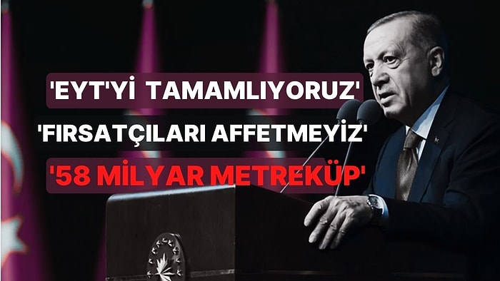 Erdoğan'dan EYT Açıklaması: "Arzumuz, EYT Meselesini Yılbaşından Önce Gündemden Çıkarmaktır"