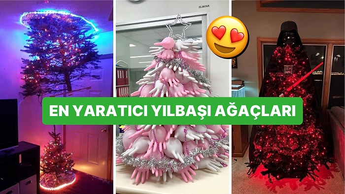 Yaratıcılıkta Had Safhaya Ulaşıp Sanki 2075 Yılına Giriyormuşuz Gibi Hissettiren 25 Yılbaşı Ağacı