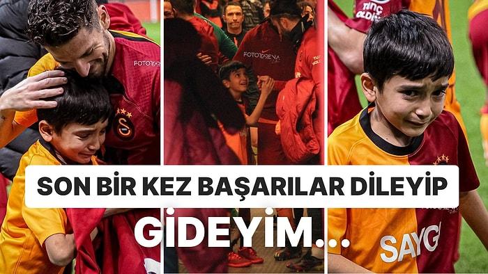 Galatasaraylı Minik Taraftarın Hayallerine Kavuştuğu Duygu Yüklü Anları Sizin de Gözlerinizi Dolduracak