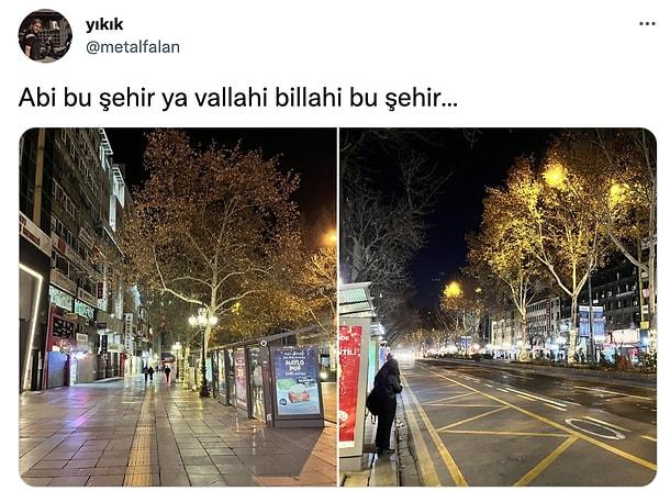 Geçtiğimiz gün yapılan Ankara sevgisi temalı bu paylaşım da Ankara'ya olan sevgiyle dalga geçenleri tekrar uyandırdı.
