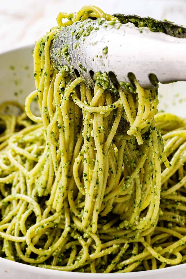 Pesto Soslu Makarna Tarifi