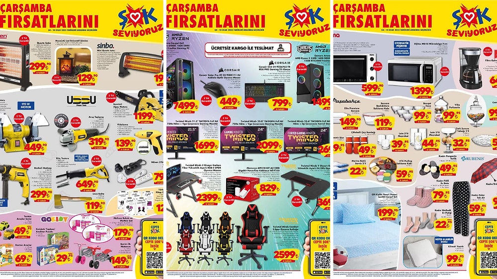 4 - 7 Ocak 2023 ŞOK Bu Hafta Kataloğu