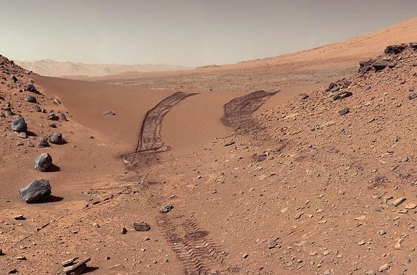 NASA aynı zamanda ufkunu genişletti ve komşu gezegenimizde - şu anda veya geçmişte - yaşam belirtileri olup olmadığını araştırmak için Mars'a keşif araçları gönderdi.
