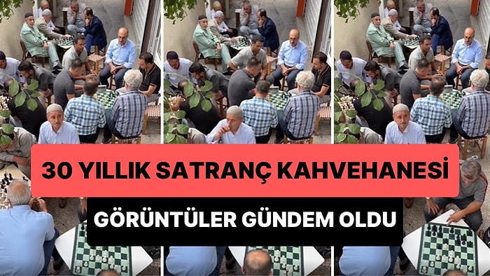 Diyarbakır'da Emeklilerin Gittiği ve 30 Yıldır Hizmet Veren 'Satranç Kahvehanesi'nin Muhteşem Görüntüleri