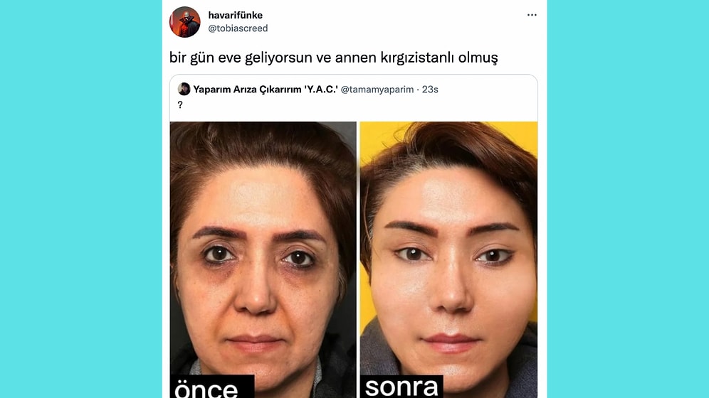 Estetikle Kırgızistanlı Kadına Dönenden Fanustaki Makarna Salatasına Son 24 Saatin Twitter'da Viral Tweetleri