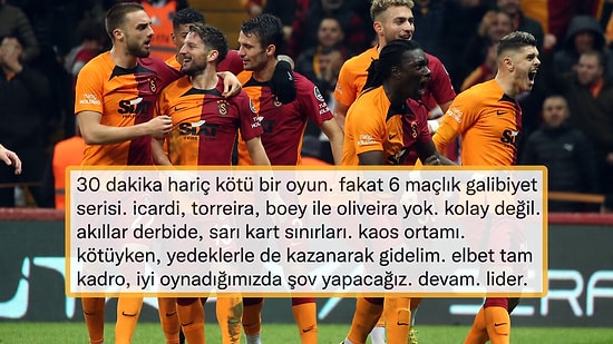 Derbi Öncesi Kadıköy'e Lider Olarak Giden Galatasaray'a, Ankaragücü Maçı Sonrası Gelen Tepkiler