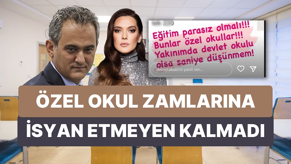 Özel Okul Zamlarına Demet Akalın Bile İsyan Ederken, WhatsApp Veli Gruplarında Dönen Fiyat Listesi Şoke Etti!
