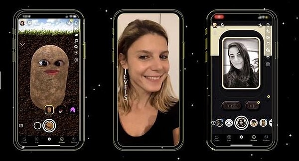 Initially, Snapchat's feature will only be available for the more popular lenses, such as the "potato lens". The app will work with the creators of these most used lenses.
