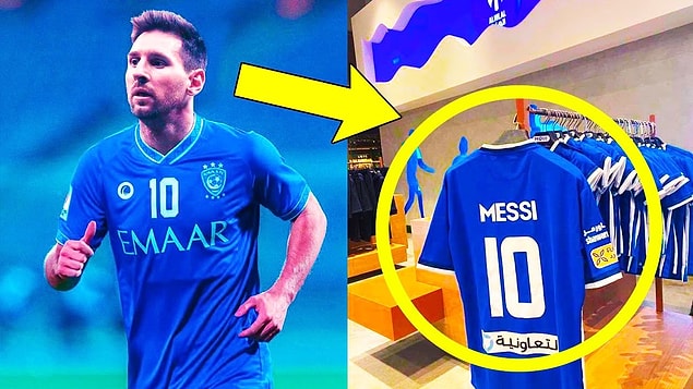 Lionel Messi’ye Suudi Arabistan'ın Al Hilal Kulübünden Okurken