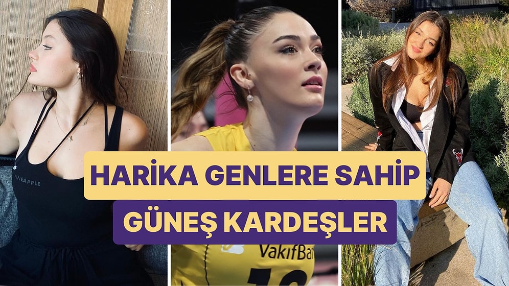 Zehra Güneş'in Kendisi Gibi Voleybolcu Olan Kız Kardeşlerini Görünce Ekrana Kilitleneceksiniz!