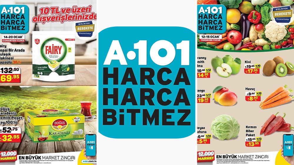 14 - 20 Ocak 2023 A101 Haftanın Yıldızları Kataloğu