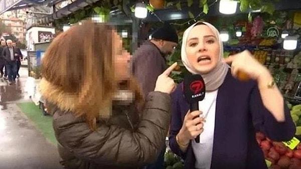 Geçtiğimiz günlerde Kanal 7'nin muhabiri Meryem Nas Mercan’ın Beşiktaş’taki bir manavda müşterilerle röportaj yapmak istediği anlar sosyal medyada gündem oldu biliyorsunuz ki.