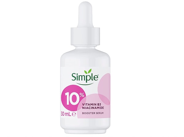 7. Simple Booster niasinamid içerikli serum.