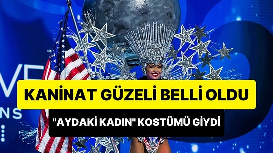 Kainat Güzeli Seçilen R'Bonney Gabriel, Ulusal Kostüm Bölümünde 'Aydaki Kadın' Kostümüyle Dikkat Çekti