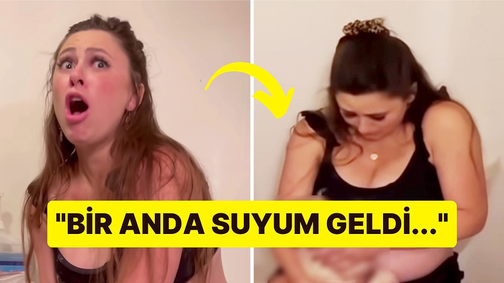 Klozette Otururken Doğum Yapmaya Başlayan Kadının Akıllara Durgunluk Veren Görüntüleri