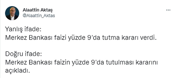 Uzmanların faiz kararına tepkileri de sınırlı kaldı.